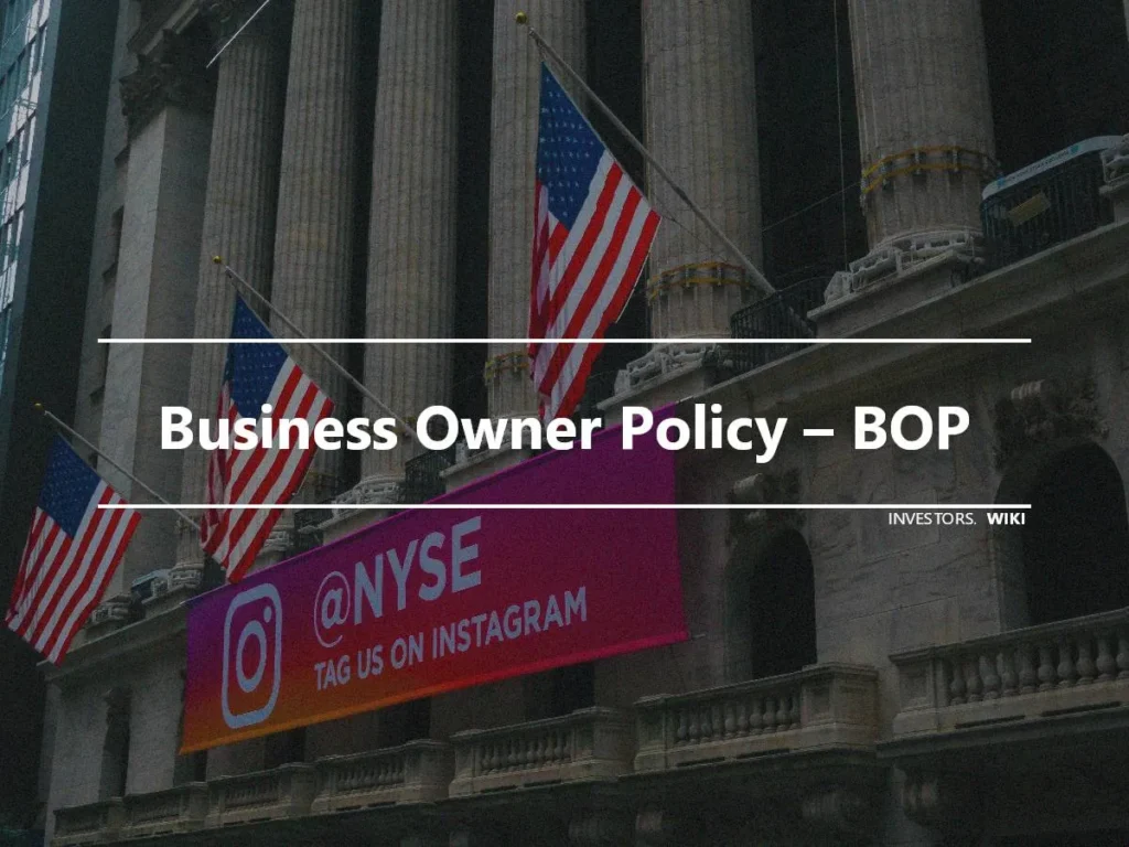 what is a business owners policy