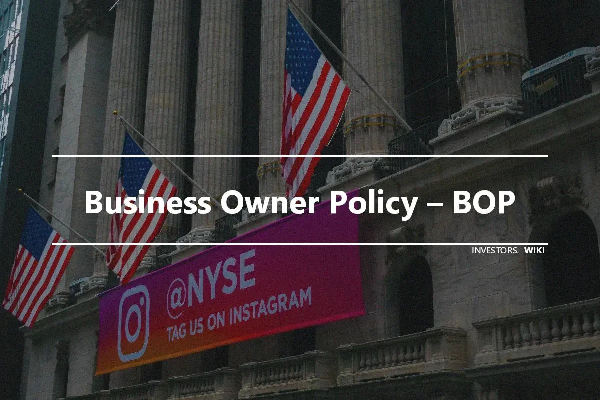 what is a business owners policy