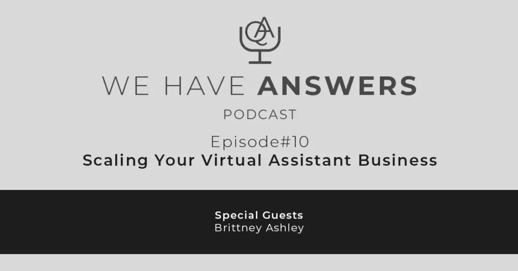 Scaling your virtual assistant business